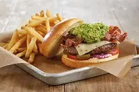 Bacon-Guacamole Deluxe Burger