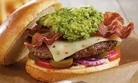 Gluten-Sensitive Bacon-Guacamole Deluxe Burger Special*