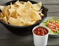 Housemade Guacamole, Fire-Roasted Salsa and Chips